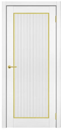 Эра Белый ЭВО ПЭТ (золотой молдинг)